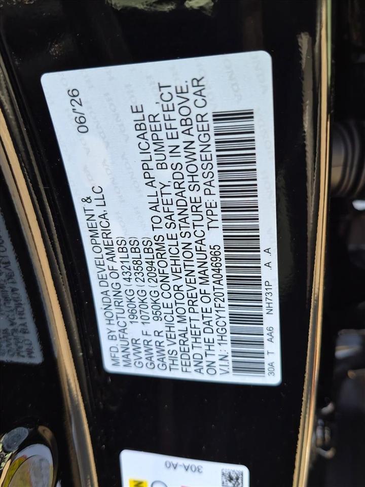 2026 Honda Accord Sedan LX Roseville CA