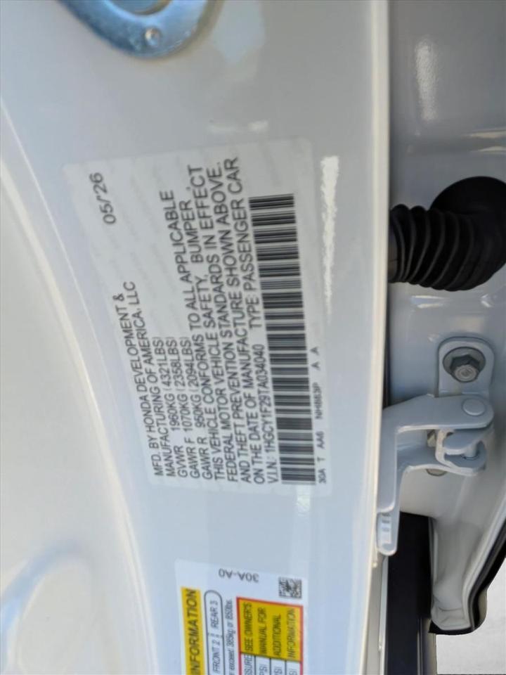 2026 Honda Accord Sedan LX Roseville CA