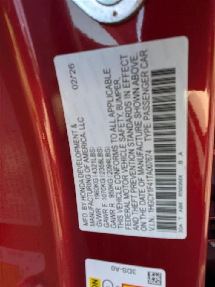 2026 Honda Accord Sedan SE Roseville CA