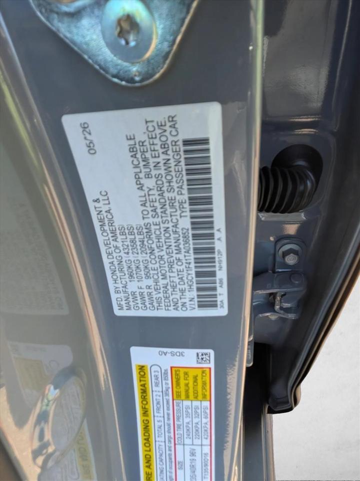 2026 Honda Accord Sedan SE Roseville CA