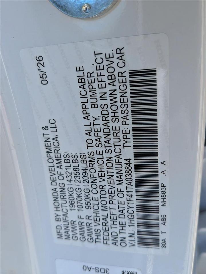 2026 Honda Accord Sedan SE Roseville CA
