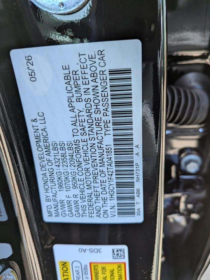 2026 Honda Accord Sedan SE Roseville CA