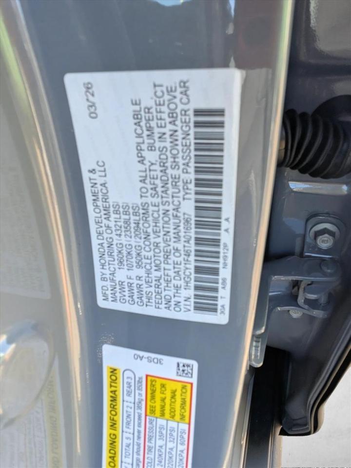 2026 Honda Accord Sedan SE Roseville CA