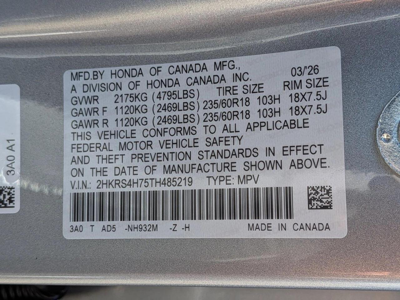 2026 Honda CR-V EX-L Roseville CA