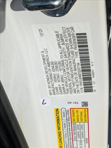 2026 Honda Civic Hatchback Hybrid Sport Roseville CA