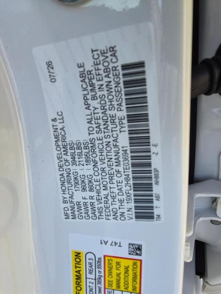 2026 Honda Civic Hatchback Sport Roseville CA