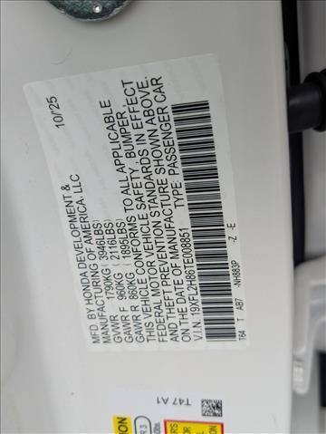 2026 Honda Civic Hatchback Sport Roseville CA