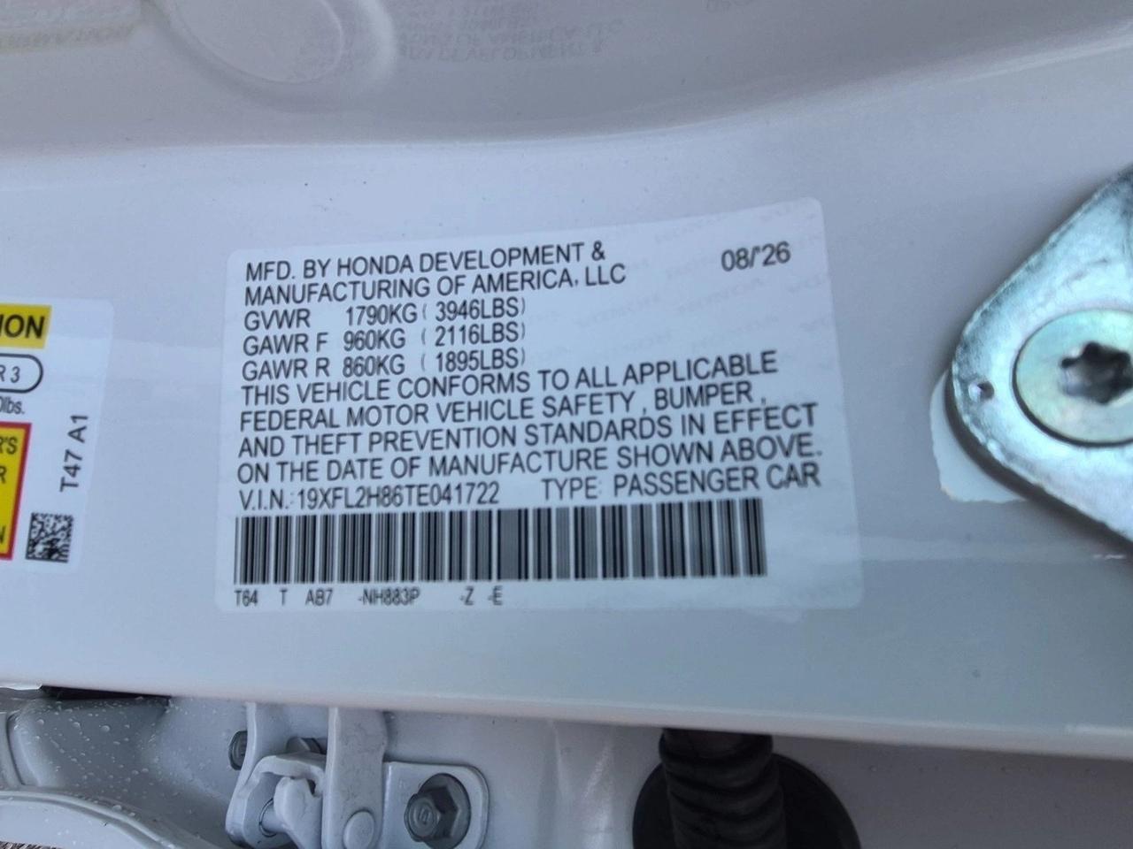 2026 Honda Civic Hatchback Sport Roseville CA