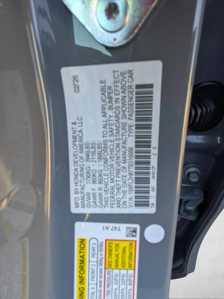 2026 Honda Civic Hatchback Sport Roseville CA