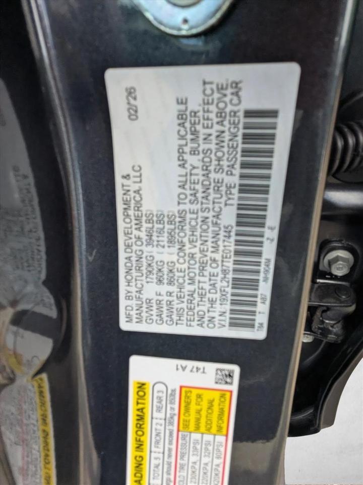 2026 Honda Civic Hatchback Sport Roseville CA
