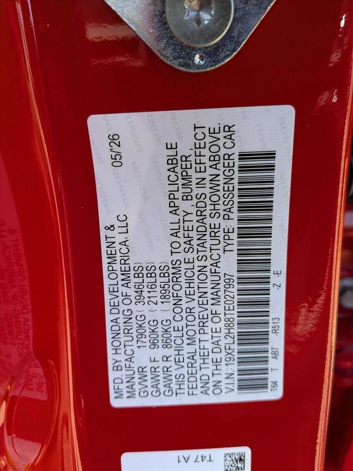 2026 Honda Civic Hatchback Sport Roseville CA