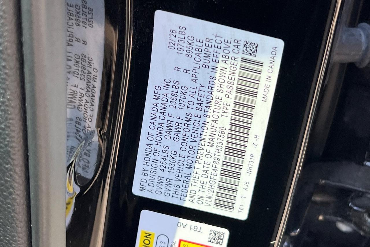 2026 Honda Civic Hybrid Sport Touring Roseville CA