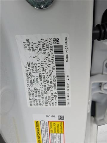 2026 Honda Civic Sedan Hybrid Sport Roseville CA