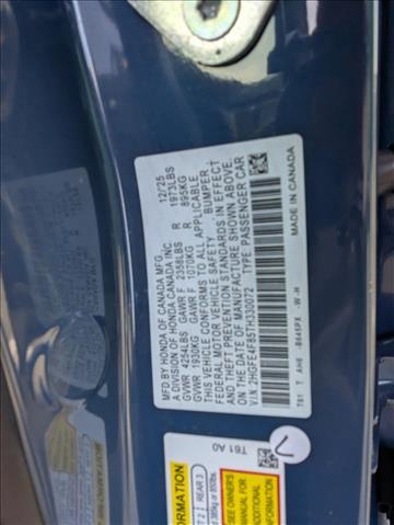 2026 Honda Civic Sedan Hybrid Sport Roseville CA