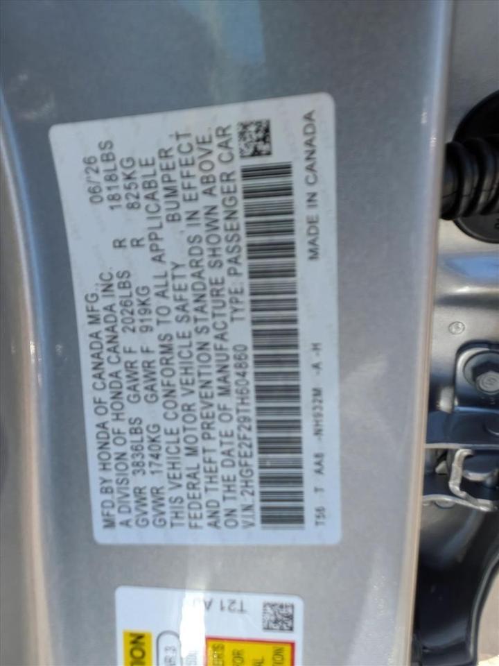 2026 Honda Civic Sedan LX Roseville CA