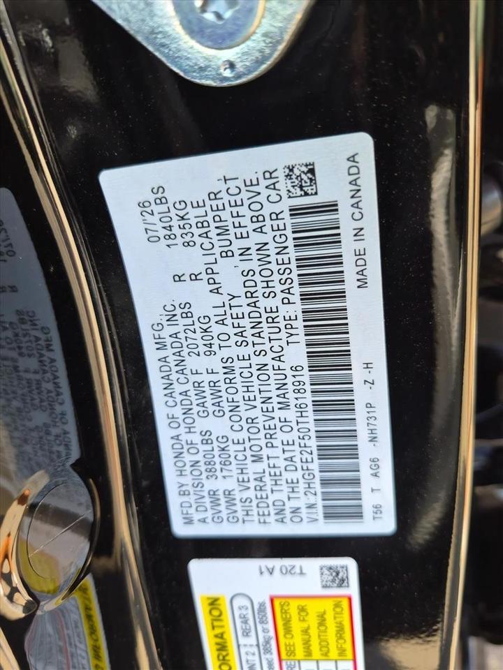 2026 Honda Civic Sedan Sport Roseville CA