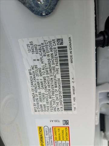 2026 Honda Civic Sedan Sport Roseville CA