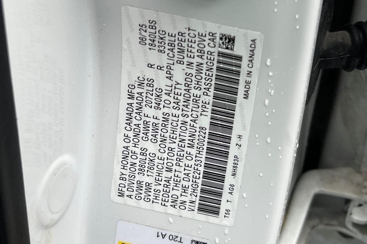 2026 Honda Civic Sport Roseville CA