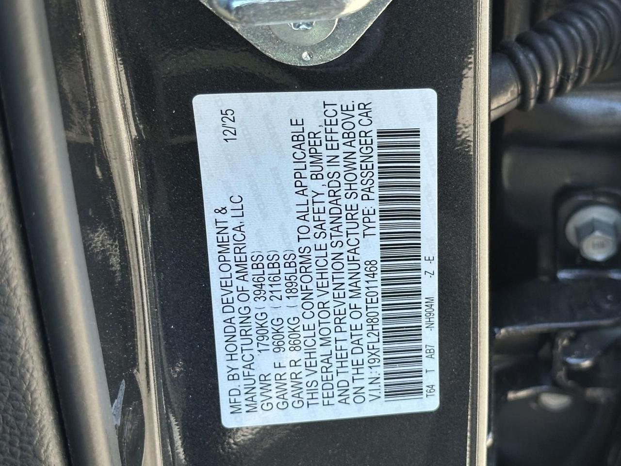 2026 Honda Civic Sport Alexandria VA