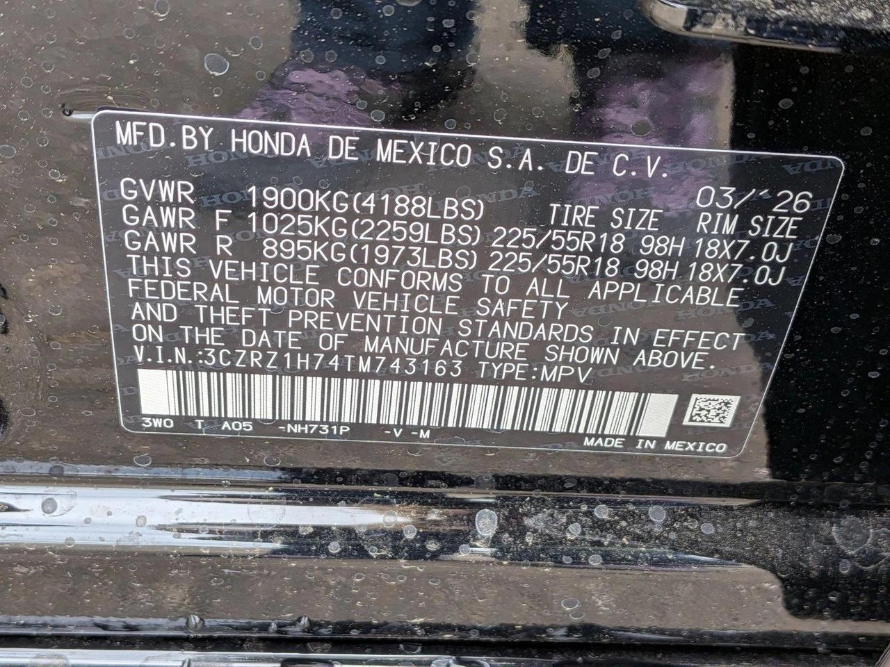 2026 Honda HR-V EX-L Roseville CA
