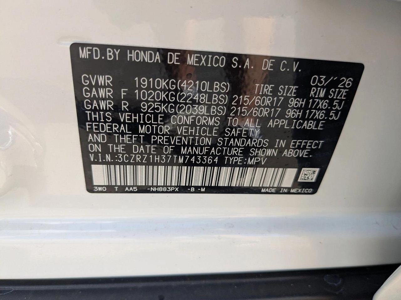 2026 Honda HR-V LX Roseville CA