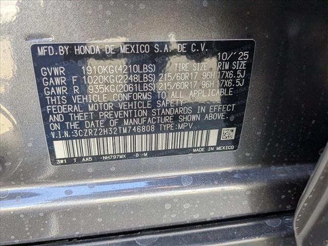 2026 Honda HR-V LX Roseville CA