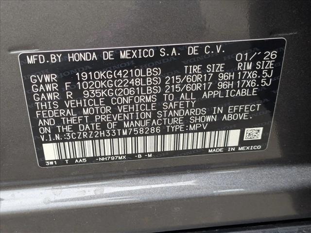 2026 Honda HR-V LX Roseville CA