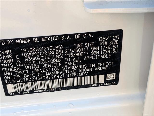 2026 Honda HR-V LX Roseville CA