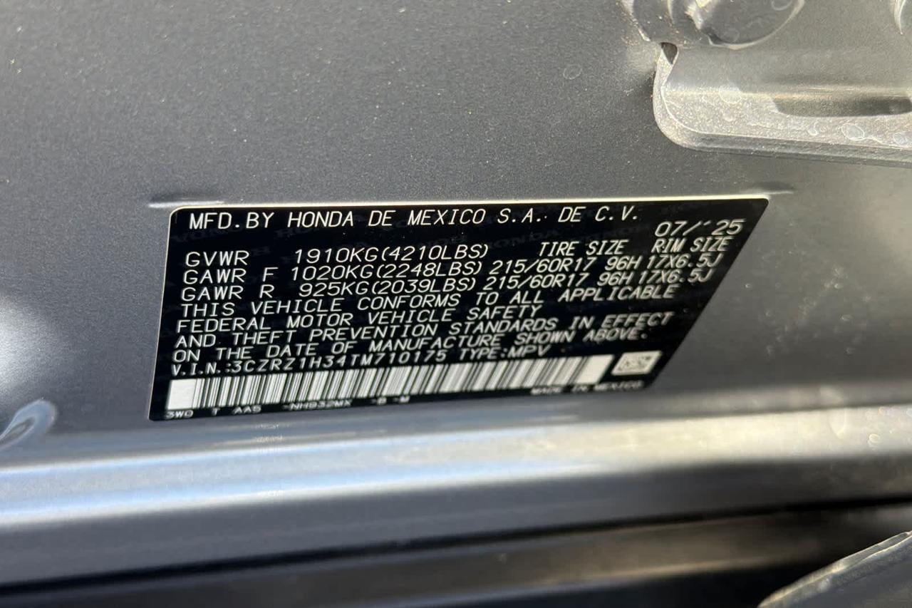 2026 Honda HR-V LX Roseville CA