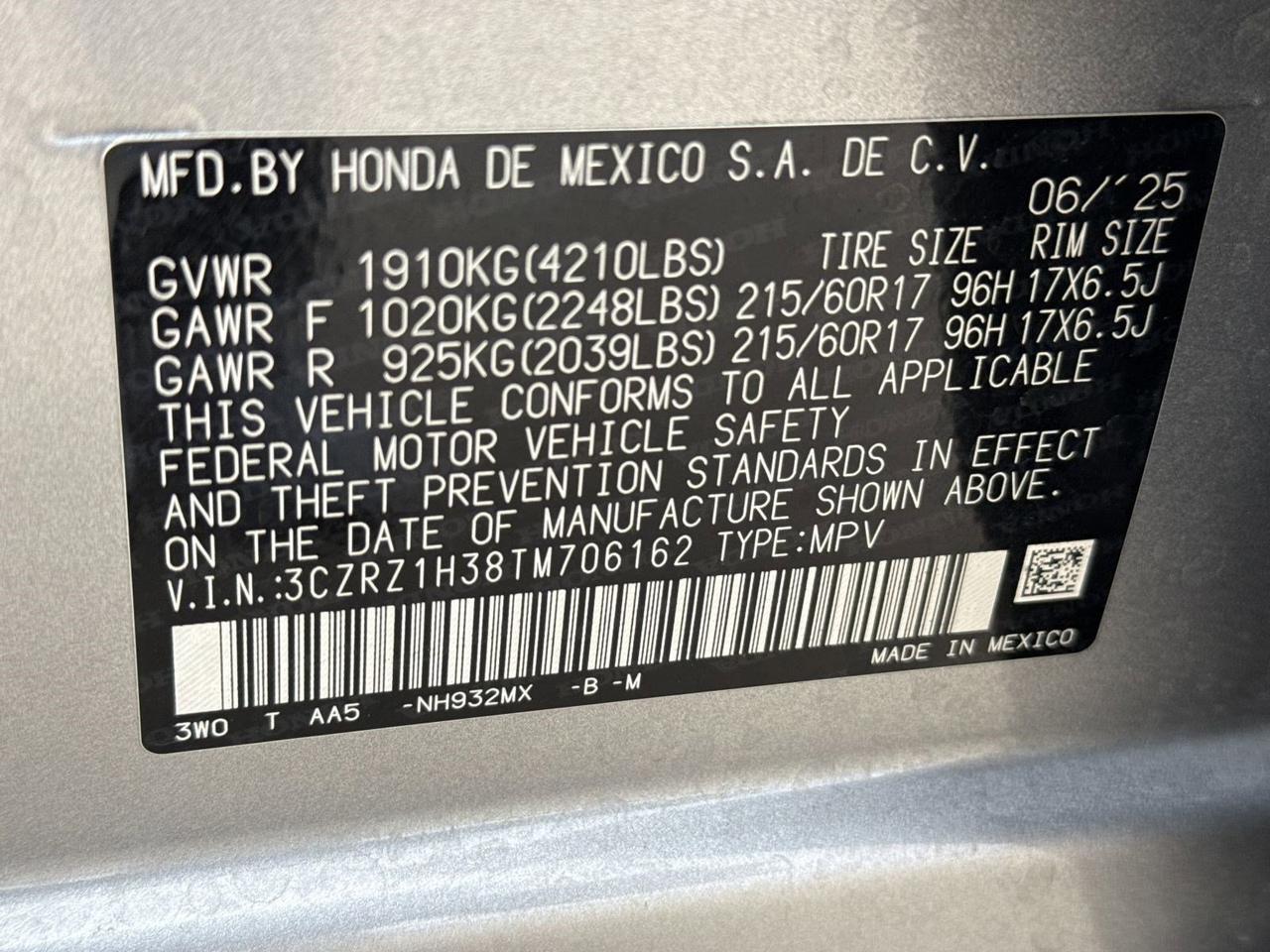 2026 Honda HR-V LX San Antonio TX