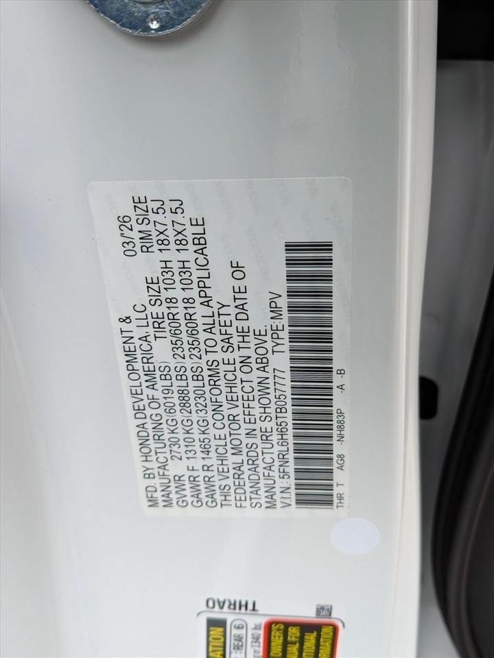 2026 Honda Odyssey EX-L Roseville CA