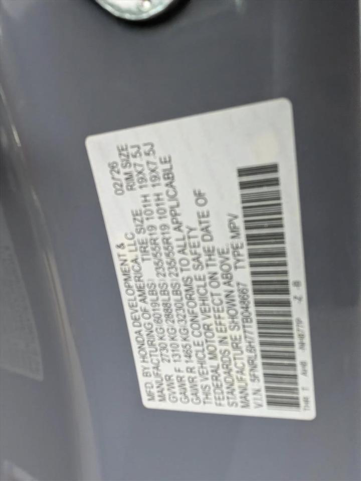 2026 Honda Odyssey Sport-L Roseville CA