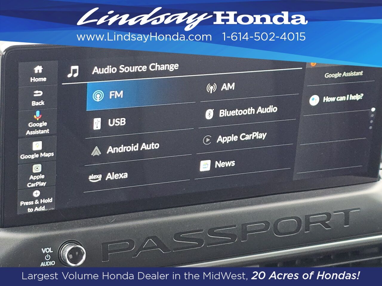 2026 Honda Passport RTL Blackout Columbus OH