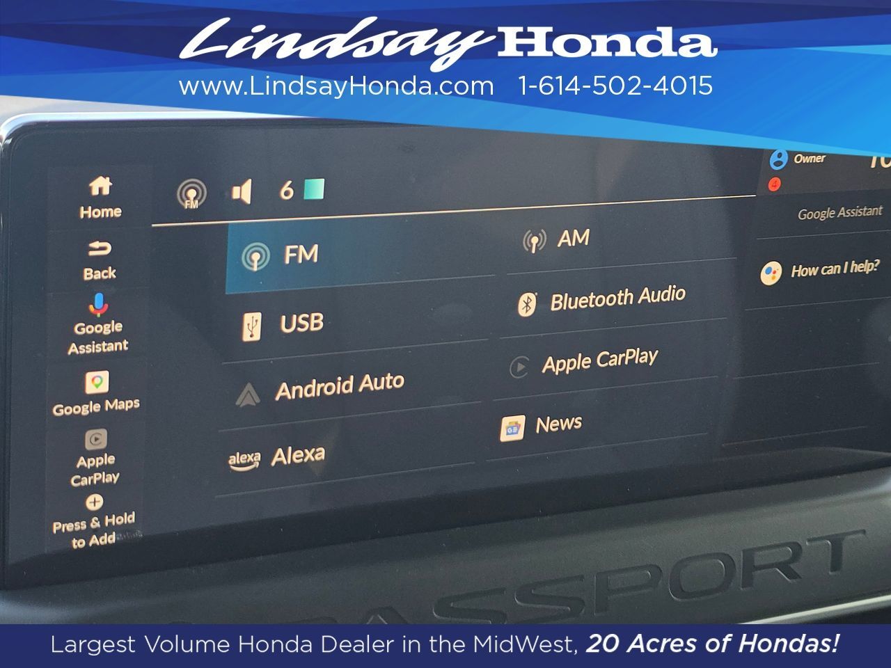 2026 Honda Passport RTL Columbus OH
