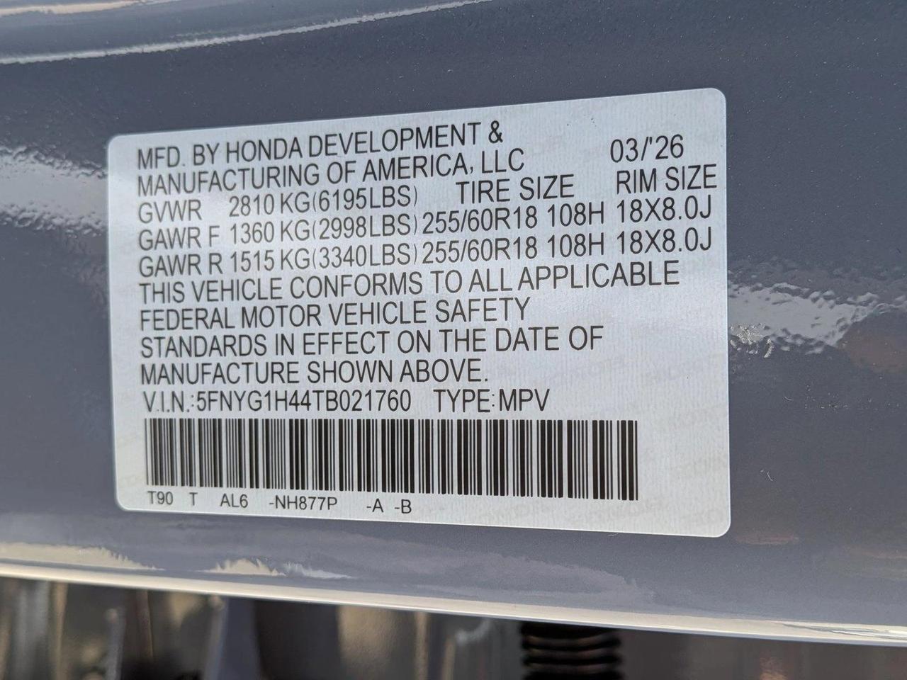 2026 Honda Pilot EX-L Roseville CA
