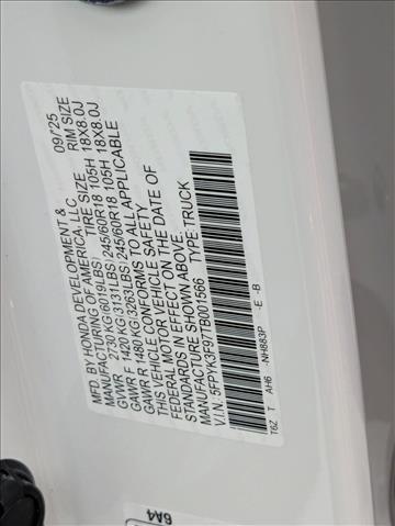 2026 Honda Ridgeline Black Edition Two-Tone Roseville CA