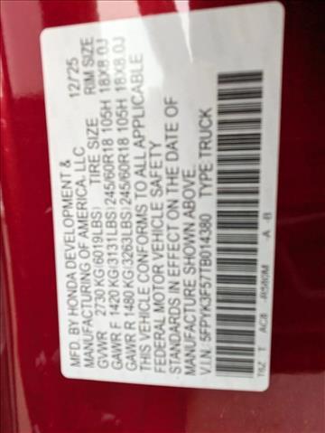 2026 Honda Ridgeline RTL Roseville CA