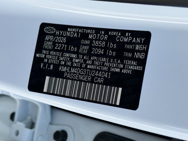 2026 Hyundai ELANTRA SEL Sport Chantilly VA
