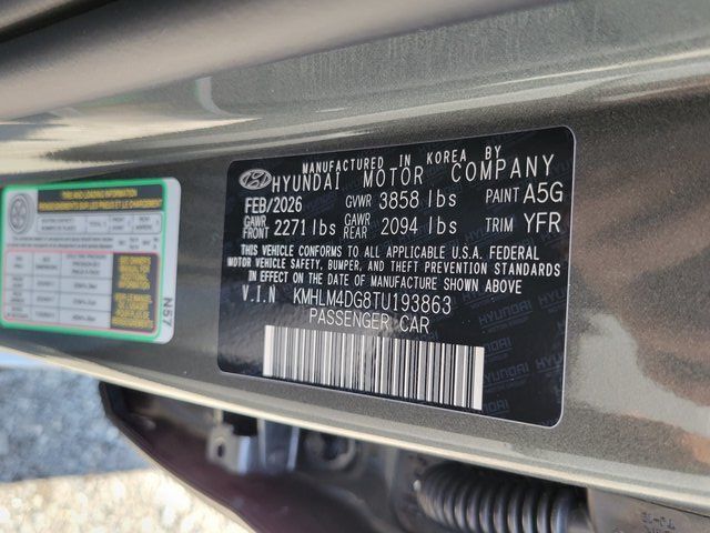 2026 Hyundai ELANTRA SEL Sport Chantilly VA