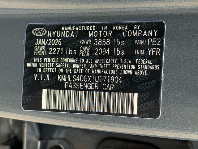 2026 Hyundai ELANTRA SEL Sport Chantilly VA