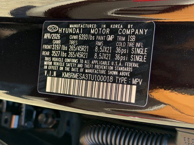 2026 Hyundai PALISADE HYBRID Calligraphy Chantilly VA