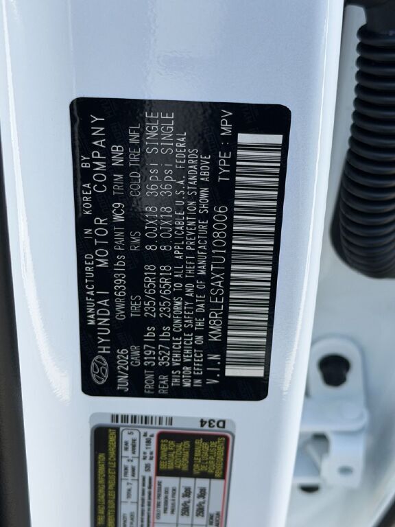 2026 Hyundai PALISADE HYBRID SEL 7P Chantilly VA