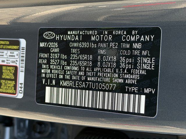 2026 Hyundai PALISADE HYBRID SEL 8P Chantilly VA