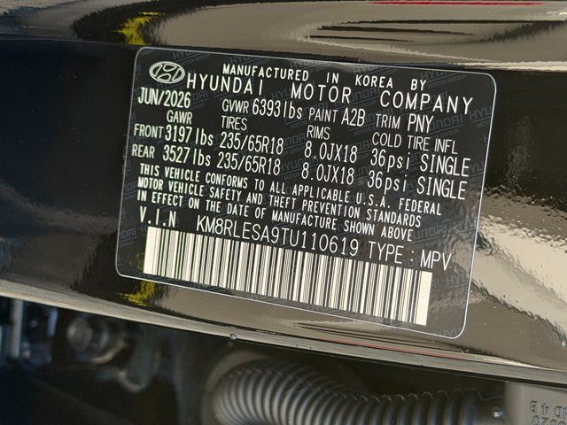 2026 Hyundai PALISADE HYBRID SEL 8P Chantilly VA
