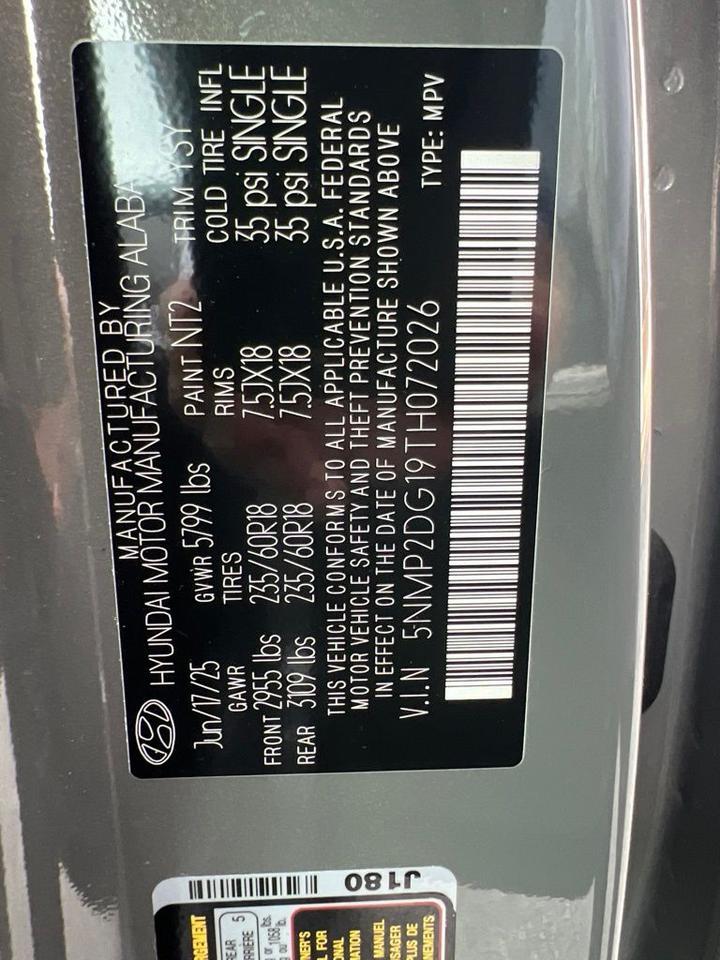2026 Hyundai Santa Fe Hybrid SEL Mount Joy PA