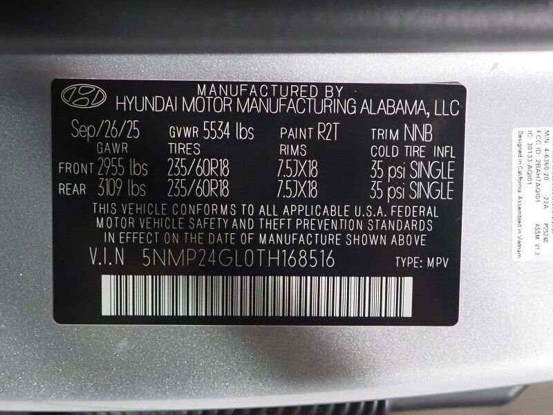 2026 Hyundai Santa Fe SEL *ADAPTIVE CRUISE, SAFETY ALERTS, BACKUP-CAMERA, COLOR TOUCHSCREEN, HEATED SEATS, DIGITAL KEY, POWER LIFTGATE, WIRELESS CHARGING, ANDROID & APPLE Round Rock TX