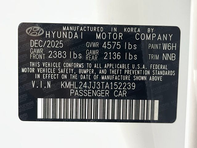 2026 Hyundai Sonata Hybrid Blue Carrollton TX