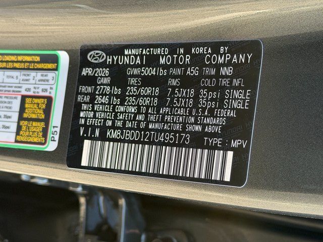 2026 Hyundai TUCSON HYBRID SEL AWD Chantilly VA