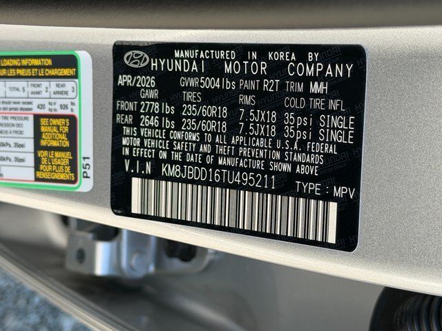 2026 Hyundai TUCSON HYBRID SEL AWD Chantilly VA