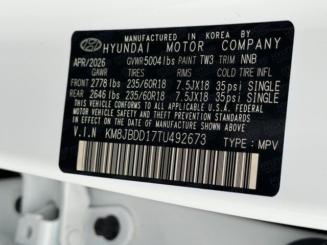 2026 Hyundai TUCSON HYBRID SEL AWD Chantilly VA
